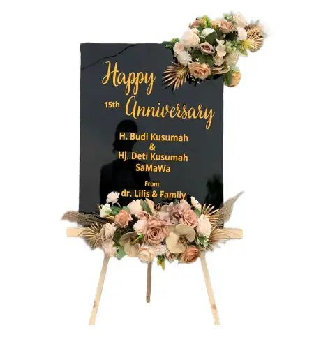 Papan Bunga Akrilik Kepoh