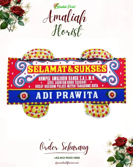 Papan Bunga Ucapan Selamat Kepoh